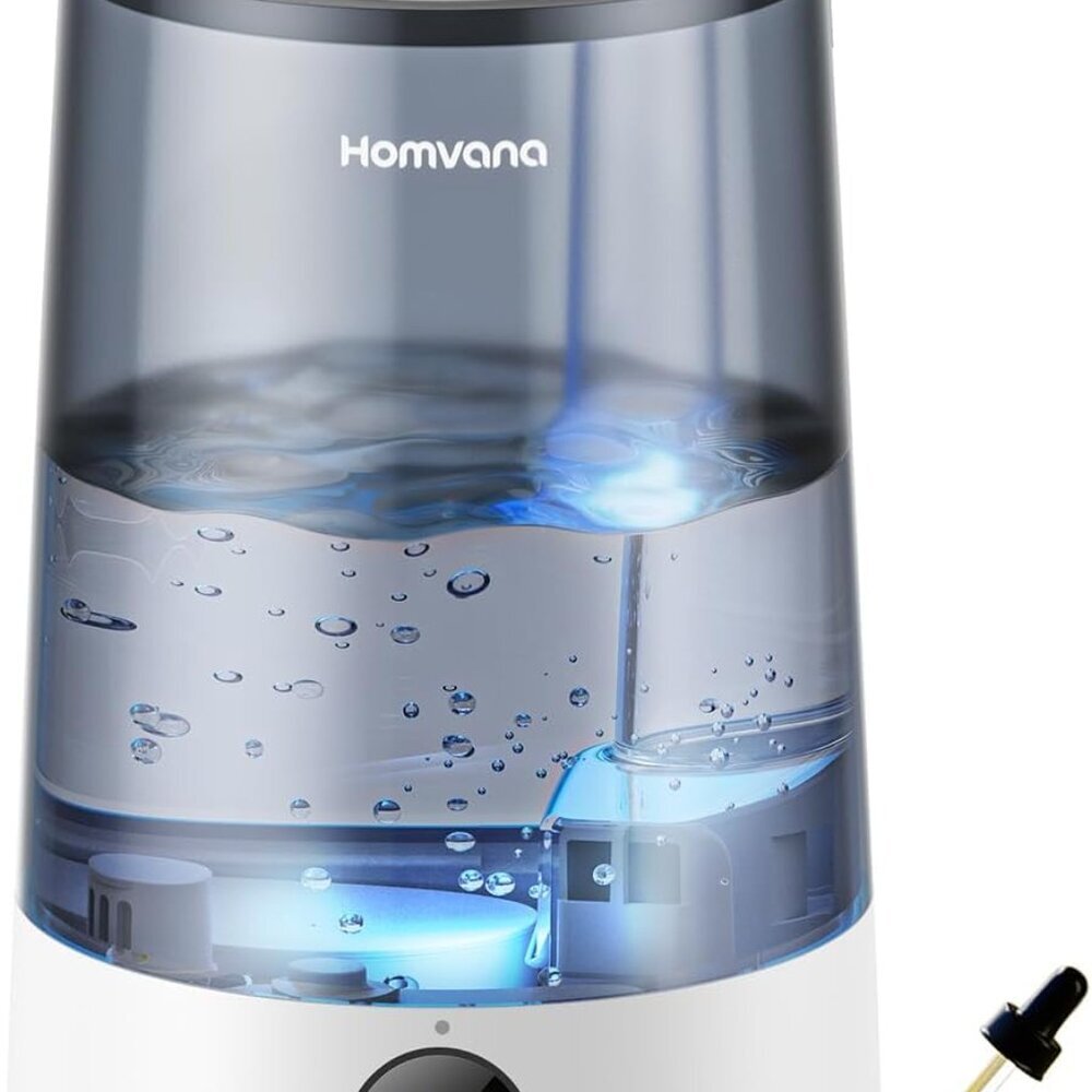 Humidifiers for Bedroom Home, 3.6 L Cool Mist Top-Fill 34H Super Long Time, Quie